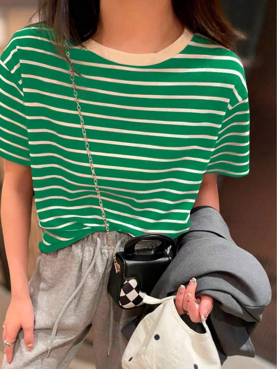 K&K FASHION Women T-Shirts - verde menta - Ver 1
