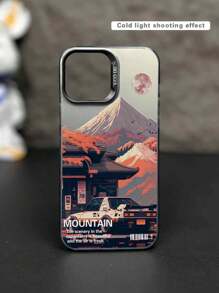 1个时尚汽车雪山印花防摔手机壳,兼容 11/12/13/14/11 Pro Max/12 Pro Max/13 Pro Max/14 Pro Max/XR/15/15 Pro/15 Pro Max,也兼容三星机型,国际版,非国内版。 - 彩色 - 查看 5