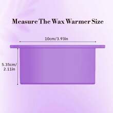 Silicone Wax Bowl Wax Warmer Silicone Bowl Nonstick Wax Pot Reuse Waxing Bowl Single Bowl Purple, Hair Products And Accessories For Barber Salon Beauty Travel Essentials