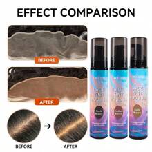 頭髮蕾絲假髮噴霧蕾絲染泡沫防水速乾無殘留蕾絲融化染髮泡沫噴霧遮瑕蕾絲假髮覆蓋染色頭髮泡沫