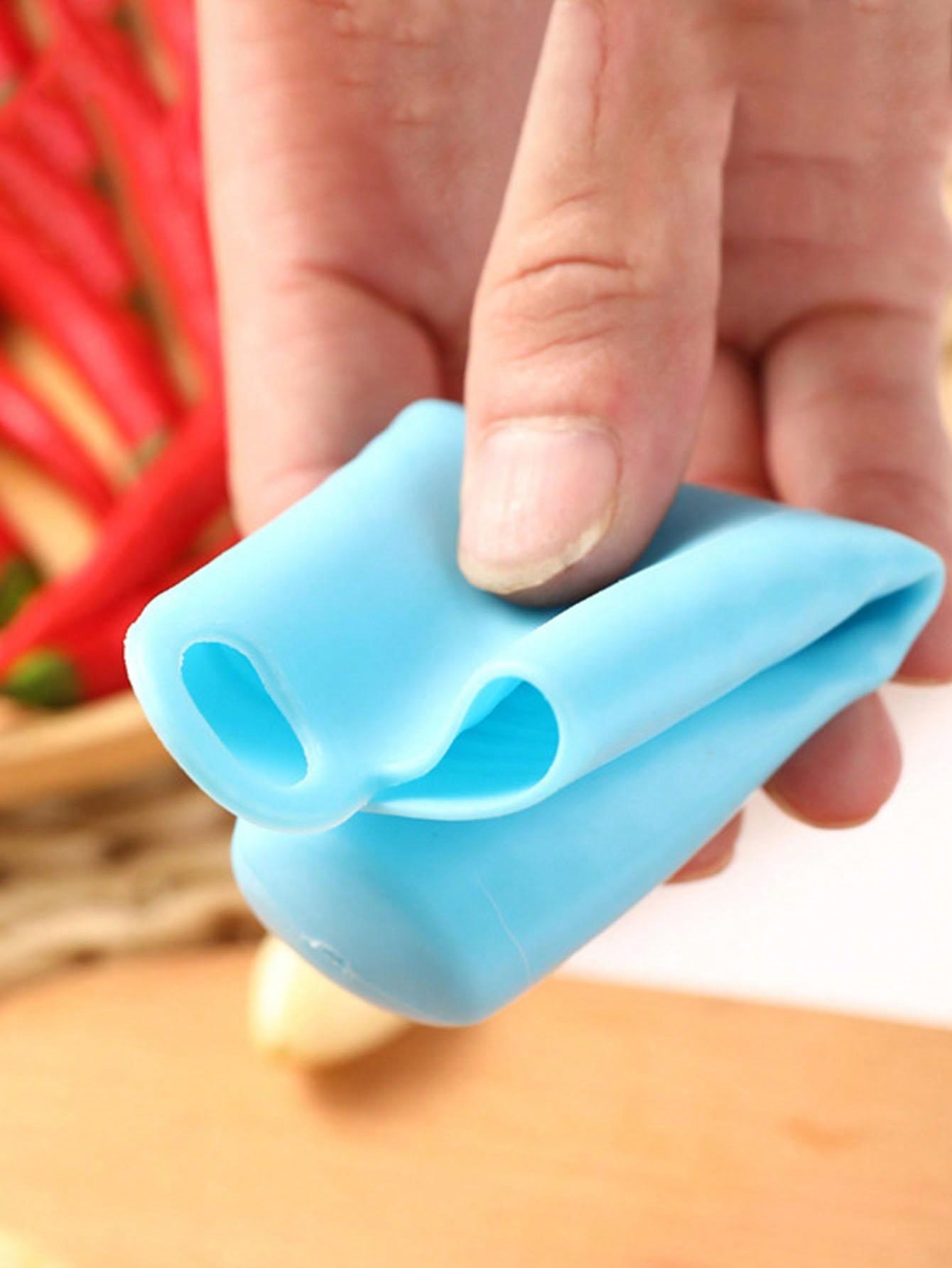 1pc Silicone Garlic Peelers, Manual Garlic Press And Mince Tool