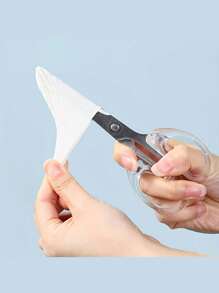 20 cái Dùng một lần Dày Cao su Cũi ngón tay : Bền chặt , Chống trượt , Thích hợp Đối với Làm sạch , Sửa chữa , Bức tranh , Thiết bị điện tử Sửa chữa Và Thủ công Làm - trắng - Xem 6