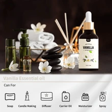 Vanilla Essential Oil/Plant Extraction By Distillation/50Ml With Dropper/For Use In Aromatherapy And Humidifiers/For Making Perfumes, Soaps, Candles/Massage And Home Care Purposes/Suitable For Skin And Hair/Use In Offices, Bedrooms, Meditation, Yoga And Travel