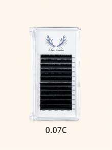 Volume Eyelash Extension Classic Individual Eyelash Extensions 1 Box Volume Eyelash Extensions Lash Extensions Mixed Tray 8-15mm - Black - View 17