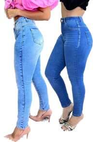 Women Jeans - 彩色 - 查看 3