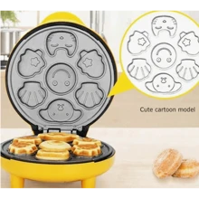 Mini máquina de pastel multifuncional de dibujos animados mini pastel doméstico totalmente automático productos de cocina de pastelería electromecánica - Tipo de Enchufe A USA (110-127V) - Ver 1