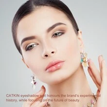 CATKIN 9色哑光珠光眼影盘，高显色度哑光珠光眼影，中性色调，卡布奇诺色 C11 - C11 Cappuccino - 查看 3