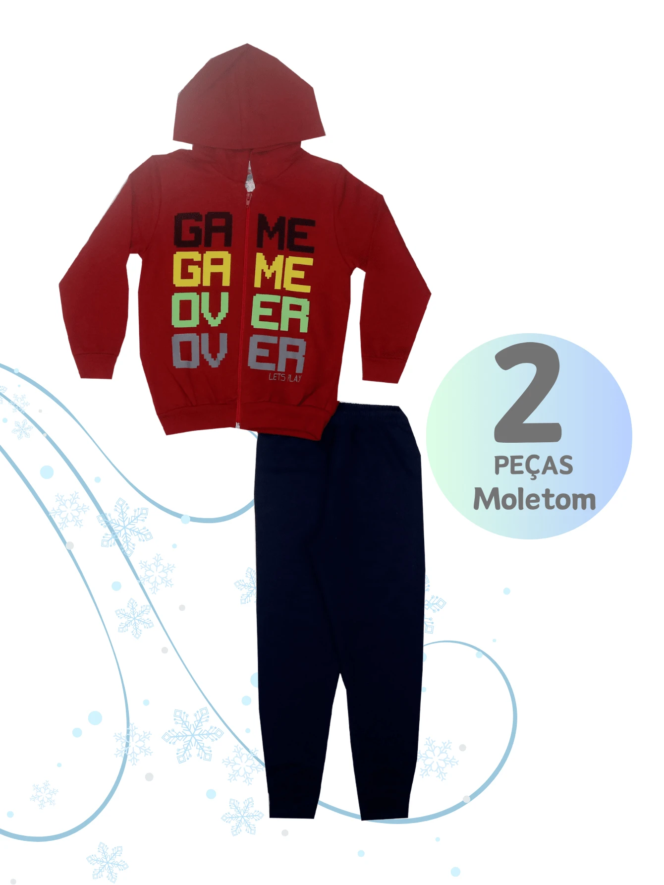 Young Boys Sweatshirts - 紅色 - 查看 1