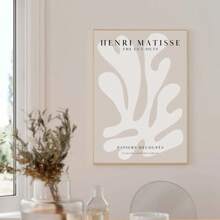 3pcs Unframed Neutral Wall Art Prints Set, Including Picasso, Matisse & Gallery Styled Posters, Matisse Posters, Beige Exhibition Posters, Vintage Wall Art, Canvas Art, Retro Posters, Room Wall Decoration Gifts Birthday Graduation