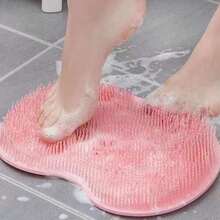1 pieza de cepillo de baño holgado, cepillo de baño de silicona multifuncional de espalda, herramienta de limpieza y masaje corporal - Multicolor - Ver 6