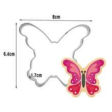 1pc Easter-Themed Stainless Steel Cookie Cutter, Featuring Rabbit, Pigeon, Duck, Egg And Carrot Shapes, Suitable As Baking Tool For Cutting Cake, Fondant, Biscuit, Chocolate And Soap, Also Helpful Kitchen Gadget For Cutting Vegetables, Fruits And Dough - Silver - View 30