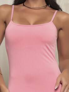 Women Dresses - Màu hồng gỉ - Xem 5