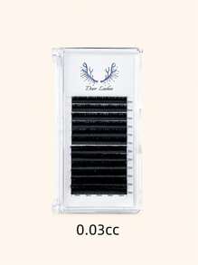 Volume Eyelash Extension Classic Individual Eyelash Extensions 1 Box Volume Eyelash Extensions Lash Extensions Mixed Tray 8-15mm - Black - View 12