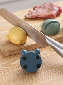 1 pieza Afilador de cuchillos con diseño de rana de color aleatorio en oferta - Multicolor - Ver 1