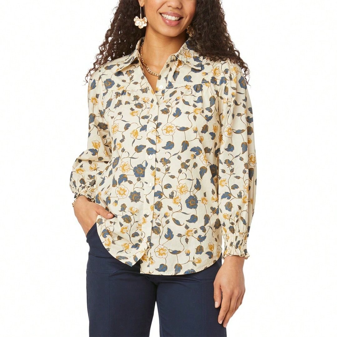 Top Shein Rabbit Roller Rabbit Roller Rabbit Evandra Floral Noemie Top | SHEIN USA