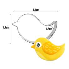 1pc Easter-Themed Stainless Steel Cookie Cutter, Featuring Rabbit, Pigeon, Duck, Egg And Carrot Shapes, Suitable As Baking Tool For Cutting Cake, Fondant, Biscuit, Chocolate And Soap, Also Helpful Kitchen Gadget For Cutting Vegetables, Fruits And Dough - Silver - View 25