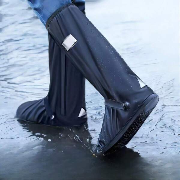 Capas De Sapatos Impermeáveis Capas De Chuva Galochas Antiderrapantes Botas De Chuva Por Cima Dos Sapatos