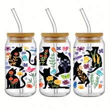 5 UV Chuyển nhượng Đầy màu sắc Thiết kế mèo Hình dán 9.5 Inch * 4.3 Inch Đối với 16 ao-xơ Con Lật đật Cá nhân hóa Đời sống DIY Gói hàng Chuyển nhượng Hình dán Mèo Dấu chân Mẫu Ly Con Lật đật Không thấm nước Hình dán Chai Hình dán - Chống nắng Và Nhiệt độ cao Sức chống cự , 3D Chất rắn , Lâu dài Cao Dễ dàng để cài đặt , ( ) 4.3In X 9,4 inch - Nhiều màu - Xem 3