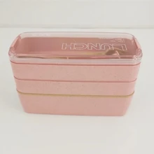 Hộp Cơm Trưa Đồ Dùng Học Tập, Trở Lại Trường Học - Be - Xem 6