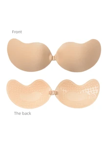 1 pezzo Cuscinetto adesivo invisibile traspirante per reggiseno per donne per sport e fitness