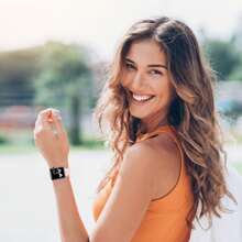 1入組男女適用運動款矽膠蘋果手錶錶帶，適用於38/40/41/42/44/45/49mm蘋果手錶Ultra/Se/8/7/6/5/4/3/2/1 - 粉色 - 查看 8