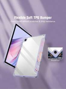 DANYCASE 平板电脑保护壳大理石纹适用于 Sam A9 Plus A9 A8 S6 Lite 2024 2022 2020 S7 S8 S9 适用于 iPad 10th Air 4 5 10.9 Pro 11 10.2 7th 8th 9th 9.7 5th 6th Mini 6 - 紫色 - 查看 4