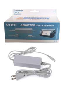 Cargador Eliminador Para Wi U Gamepad Adaptador - Gris - Ver 7