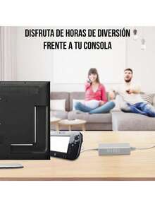 Cargador Eliminador Para Wi U Gamepad Adaptador - Gris - Ver 5