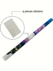 双面耐用 PP 制作的水族馆装饰背景纸，艺术淡水和咸水鱼缸增强效果 - 彩色 - 查看 6