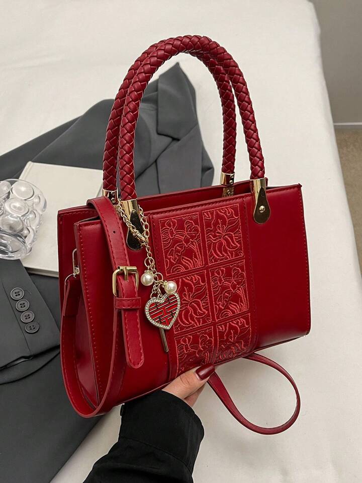 新品未使用のバッグ19個セット❣️SHEIN シーイン　黒赤ブラックレッドホワイト マルチポケット 赤いハンドバッグ レディースバッグ ショルダー
