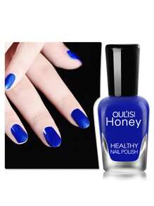 8ml皇家藍色剝落型水性指甲油,40種顏色可供選擇 - 寶藍色 - 查看 2