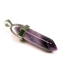 1入組天然寶石石英粉紅水晶六邊形擺錘光環吊墜魅力diy珠寶項鍊配件