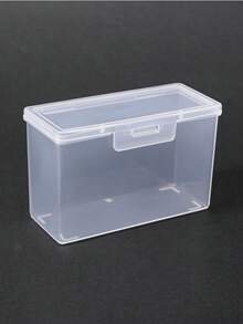 Caja De Almacenamiento Transparente De Plástico Para Naipes, Tarjetas De Identificación, Tarjetas De Práctica, Tarjetas De Negocios, Etc. - transparente - Ver 5