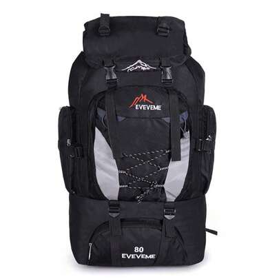 Large Waterproof Climbing Hiking Backpack Camping Mountaineering Backpack Sport Outdoor Accessories Rucksack Travel Luggage Bag Travel Bag