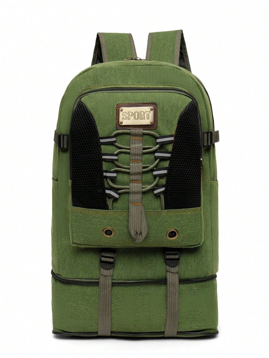 Men Fashion Backpacks - 綠色 - 查看 1