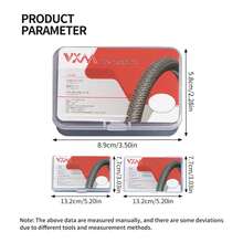 VXM 1 Box Mini Bike Tire Puncture Repair Kit, With High Strength Adhesive Patches, Easily Fix Puncture And Demounting Tires With Levers - White - View 3