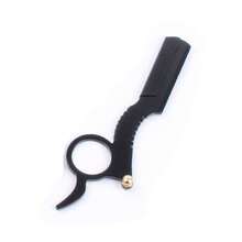 Herramienta de afeitado de cejas de acero inoxidable tipo antiguo sin cuchilla, tijeras de limpieza facial - Multicolor - Ver 8