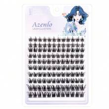 Natural Individual Lash Clusters Kit Multi-Type Mixed DIY Eyelash Extension:Bottom Lashes, Volume Lashes,  Wispy Spikes Fans, Clusters, Bond&Seal, Lash Tweezer DIY At Home - C - View 5