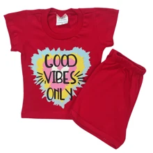 Baby Girls Sets - 紅色 - 查看 1