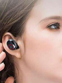 Auriculares M90 Pro Type C Bt5.3 Slide Sports,Audifonos Inalámbricos, Audífonos Deportivos, Case Cargador, Power Bank - Negro - Ver 4