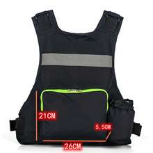 Lightweight Fly Fishing Vest Portable Chest Pack With Adjustable Strap For Men And Women - Black - View 2
