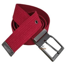 Thắt lưng nam thông thường để sử dụng hàng ngày, trang phục đi chơi hàng ngày ở trường cho bạn trai, quà tặng học sinh - Đỏ - Xem 1