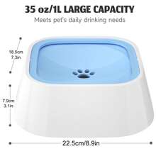 1pc Pet Water Bowl, Cat Dog Floating Drinking Bowl, Non-Spill Suspended Pet Bowl, Floating Anti-Tipping Dog/Cat Water Bowl