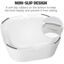 1pc Pet Water Bowl, Cat Dog Floating Drinking Bowl, Non-Spill Suspended Pet Bowl, Floating Anti-Tipping Dog/Cat Water Bowl