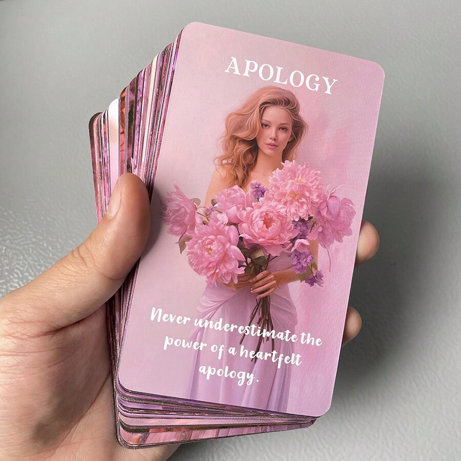 Romance And Love Oracle Cards English Version 12x7cm In Box Fortune