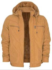 Men Jackets & Coats - 駝色 - 查看 1