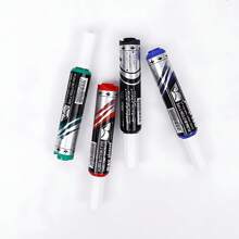 4pcs Liquid Ink,Push Button-Type Marker Pen Set,For Whiteboard Graffiti Back To School