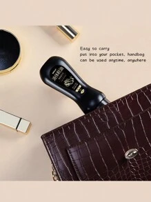 1 pièce Liquide cirage à chaussures  premium noir, Conditionneur , Agent de nettoyage de haute qualité Brosse à chaussures Entretien, Convient pour l'événement de l'Aïd al-Adha