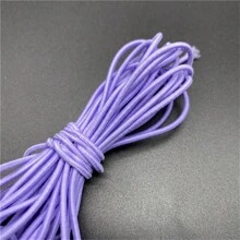 5yards/Lot 2mm Round Elastic Ribbon Sewing Elastic Band Fiat Rubber Band For Waist Band Stretch Rope DIY Mask Lanyard