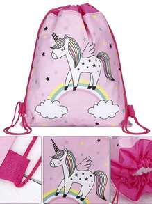 2/1pc Cartoon Pattern Backpacks For Tween Girls, Suitable For Going Out & School Use